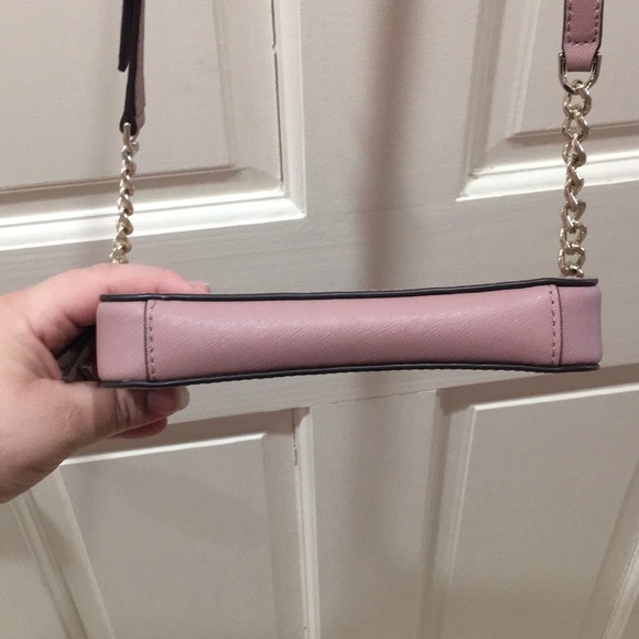 Kate Spade Cameron Mauve Double Zip Crossbody Purse Bag - Picture 13 of 15